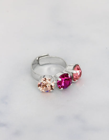 Fuchsia/ Silver
