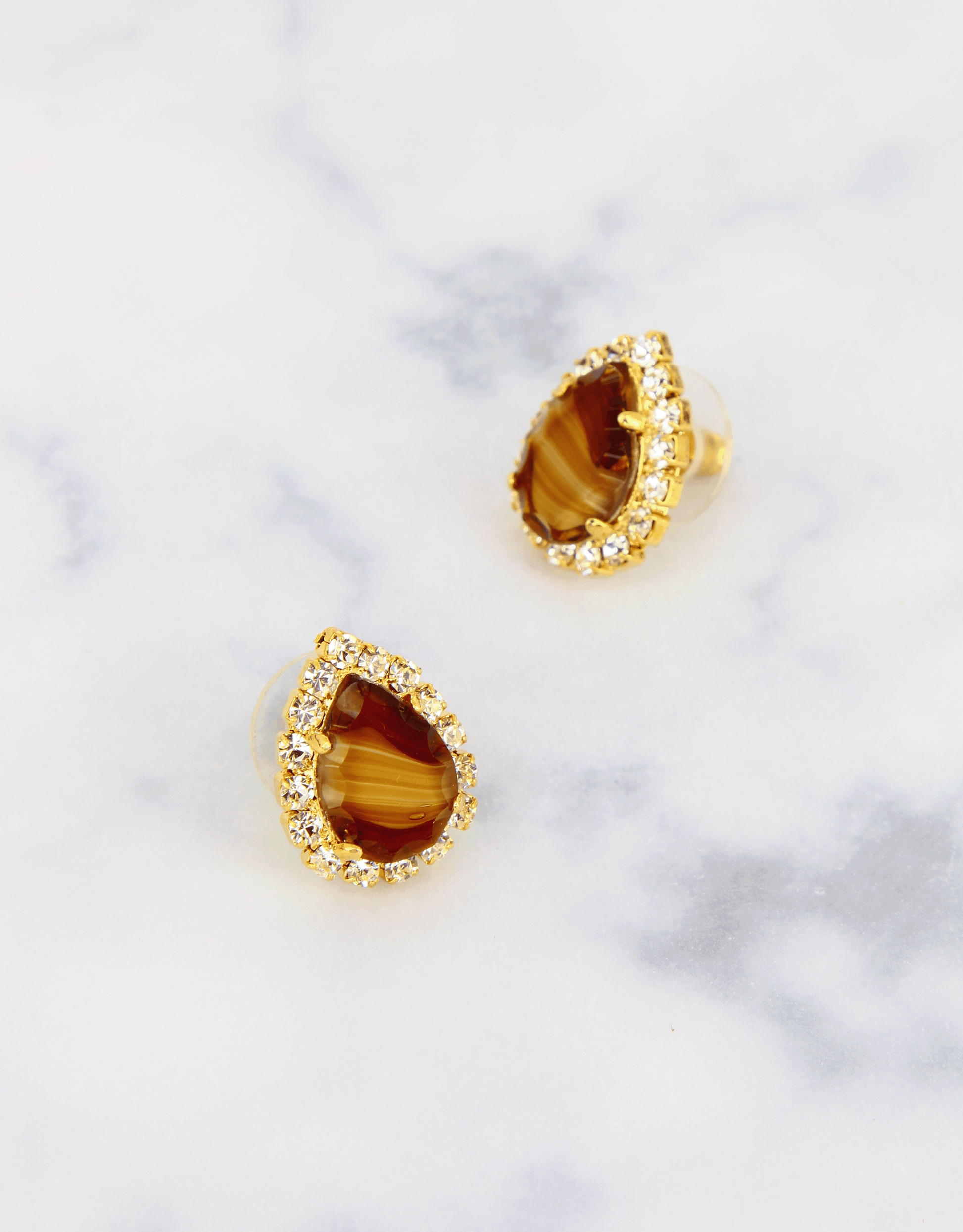 Topaz Agate/ Gold