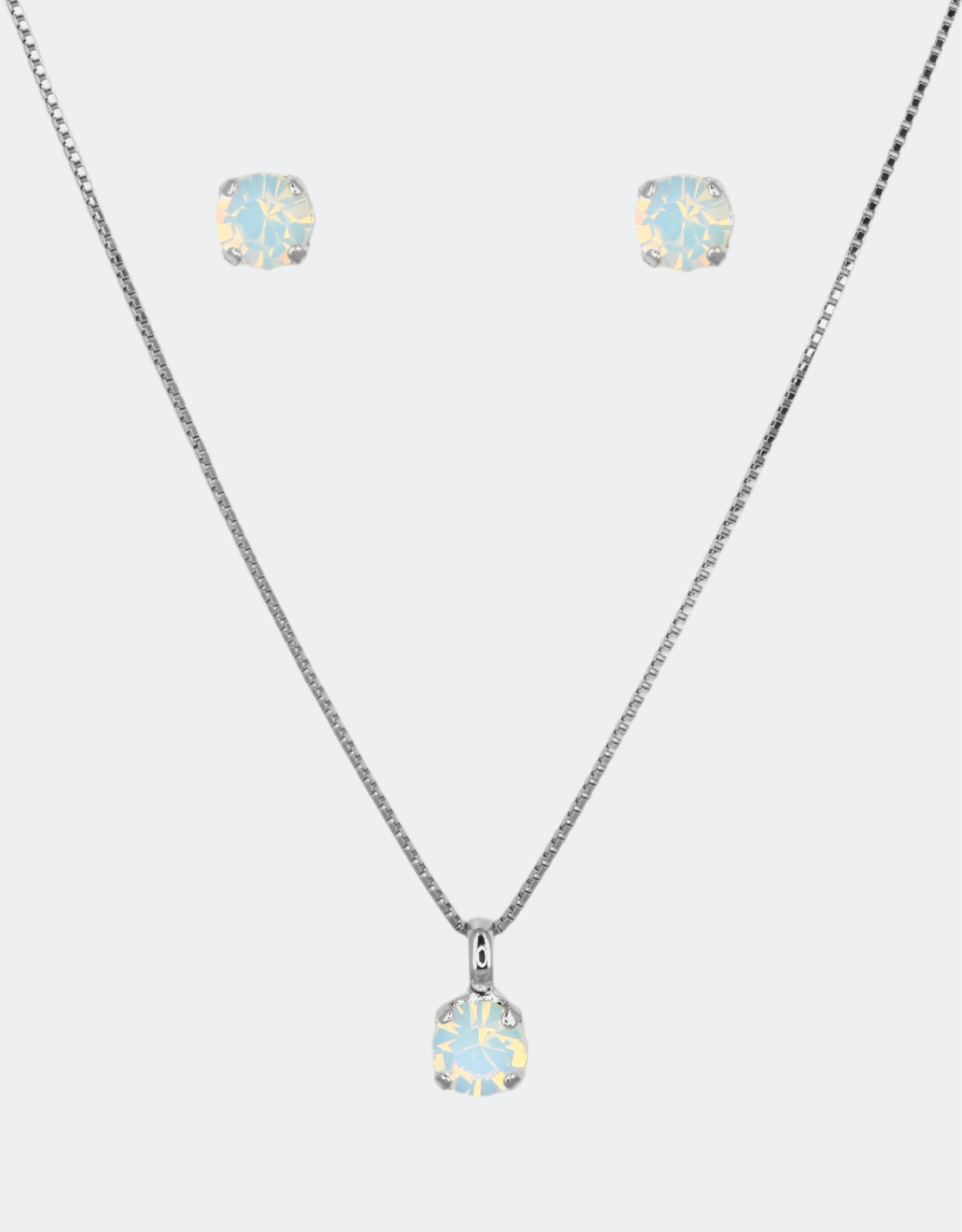 White Opal/ Silver