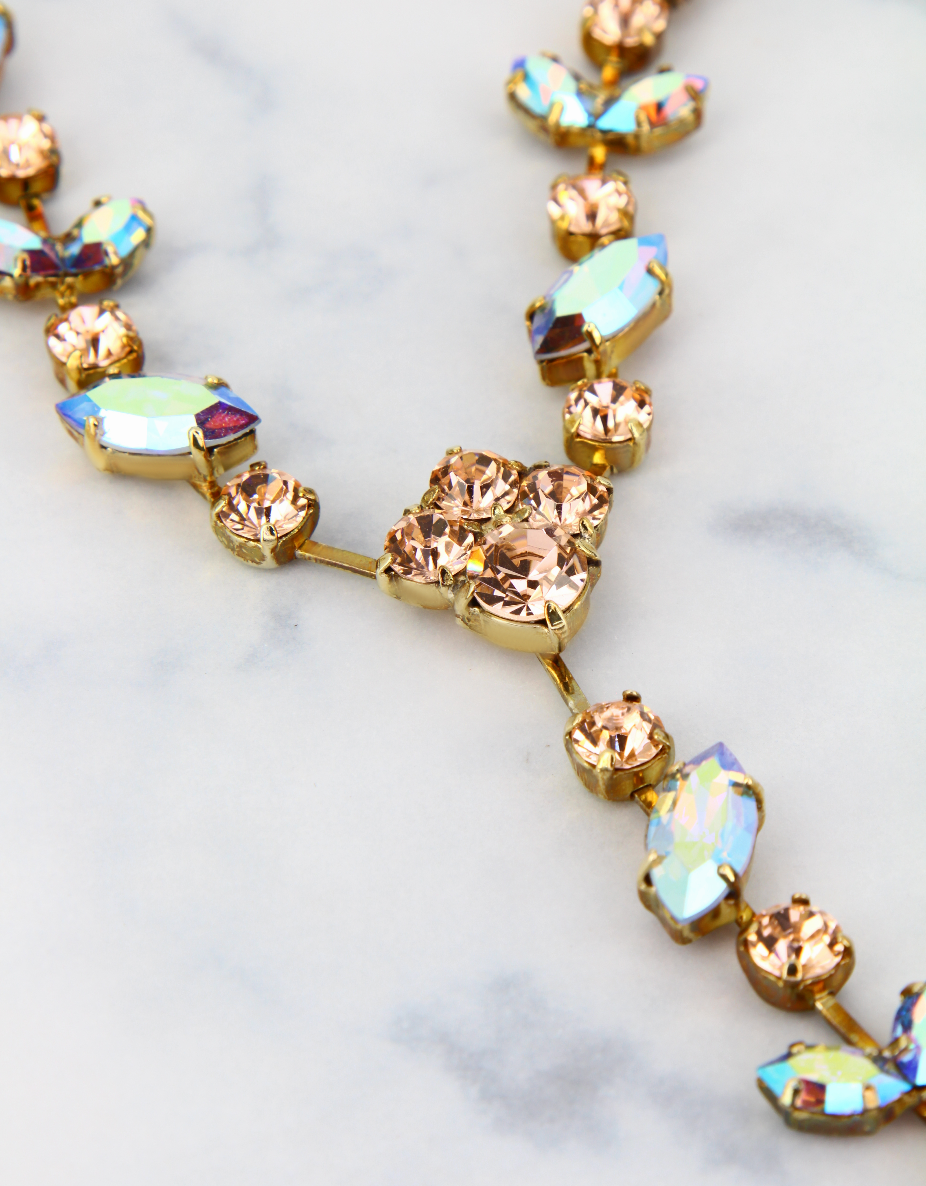 Blue AB/ Gold