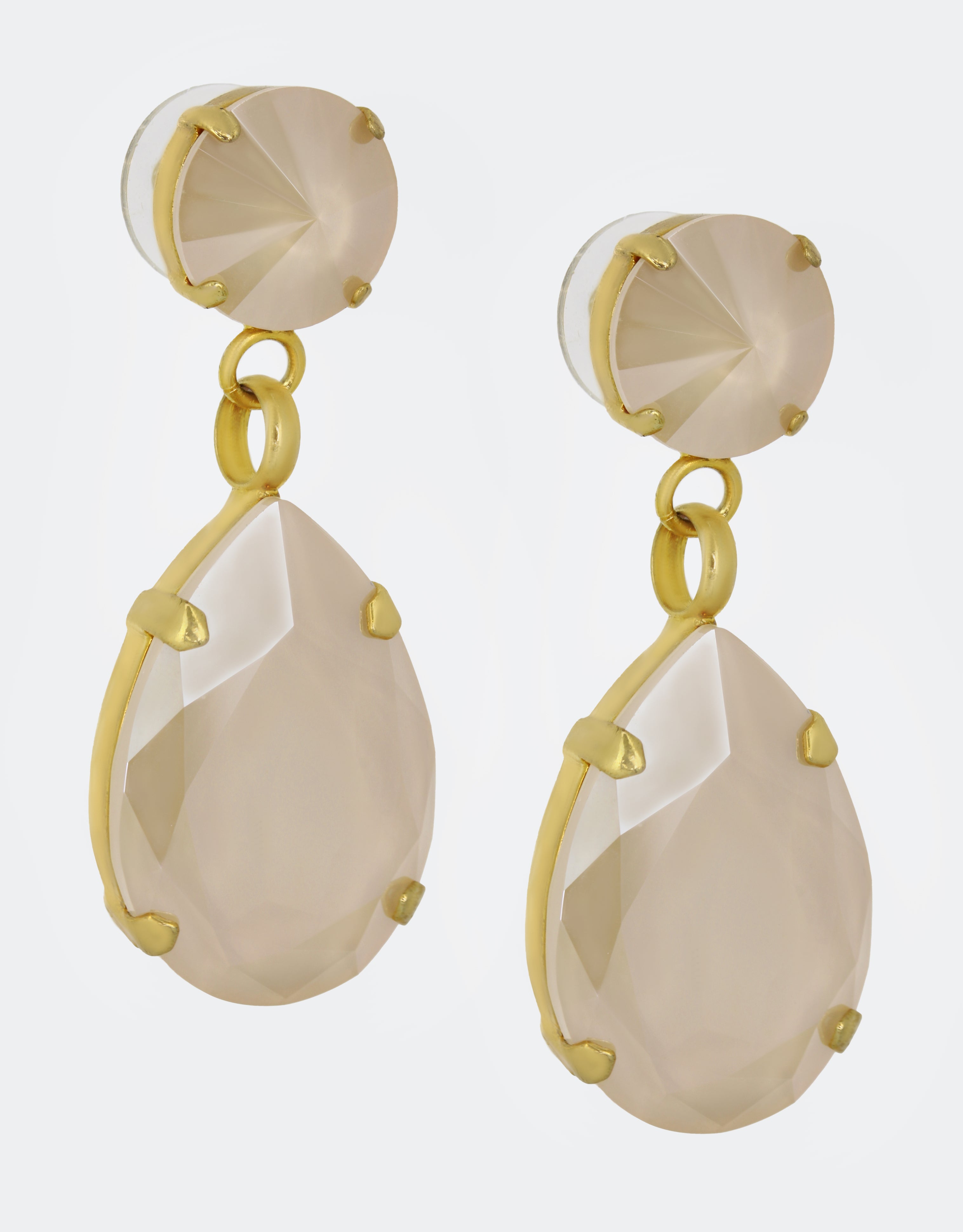 angelina style ivory earrings