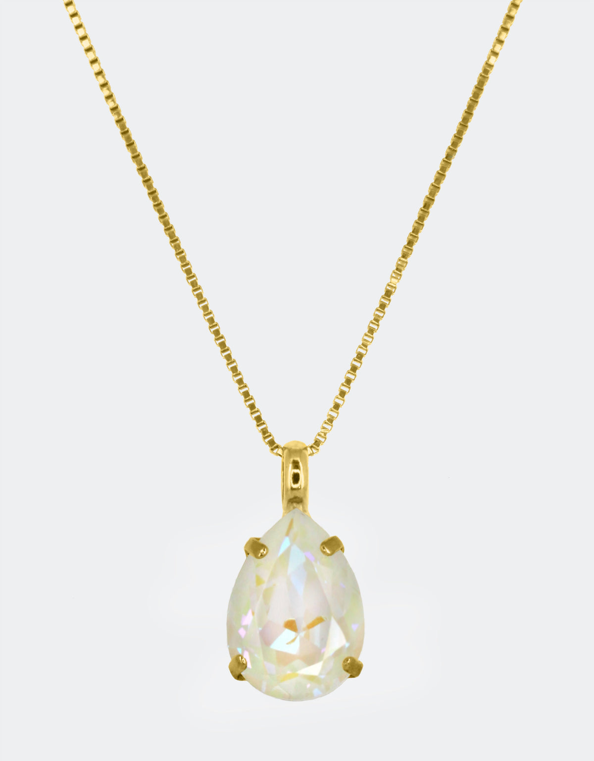 artisan crystal pendant necklace