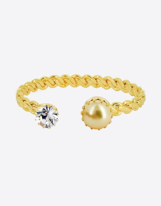 barbara crystal bracelet with pearl