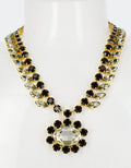 black crystal necklace a heirloom inspired jewellery for women