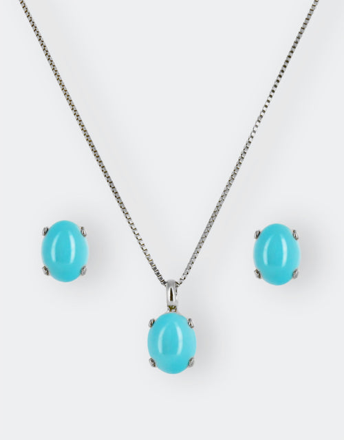 blue crystal jewellery set for women for evening parties