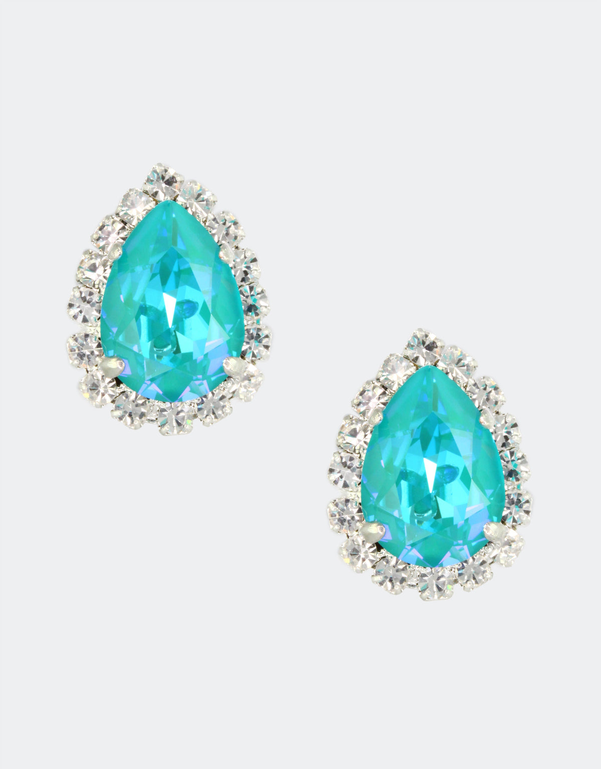 blue delite crysta earrings european style