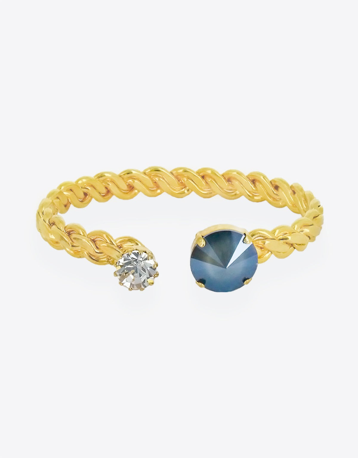 blue and silver crystal bracelet a luxurious bridal jewellery