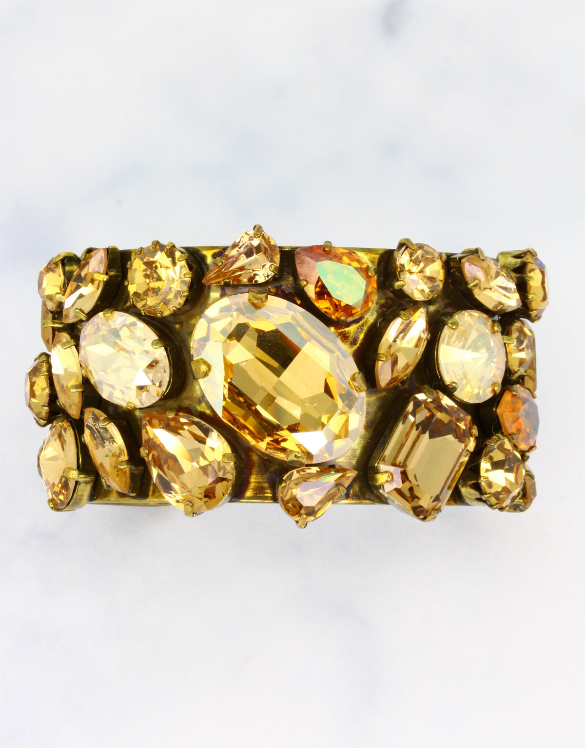bridal bracelet with crystals