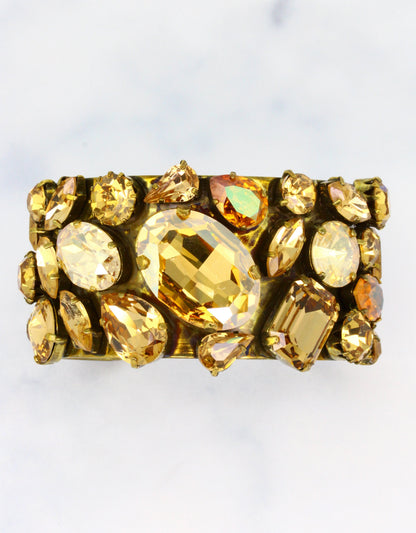 bridal bracelet with crystals