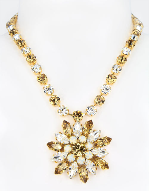 cinderella crystal necklace a perfect red carpet jewellery for women
