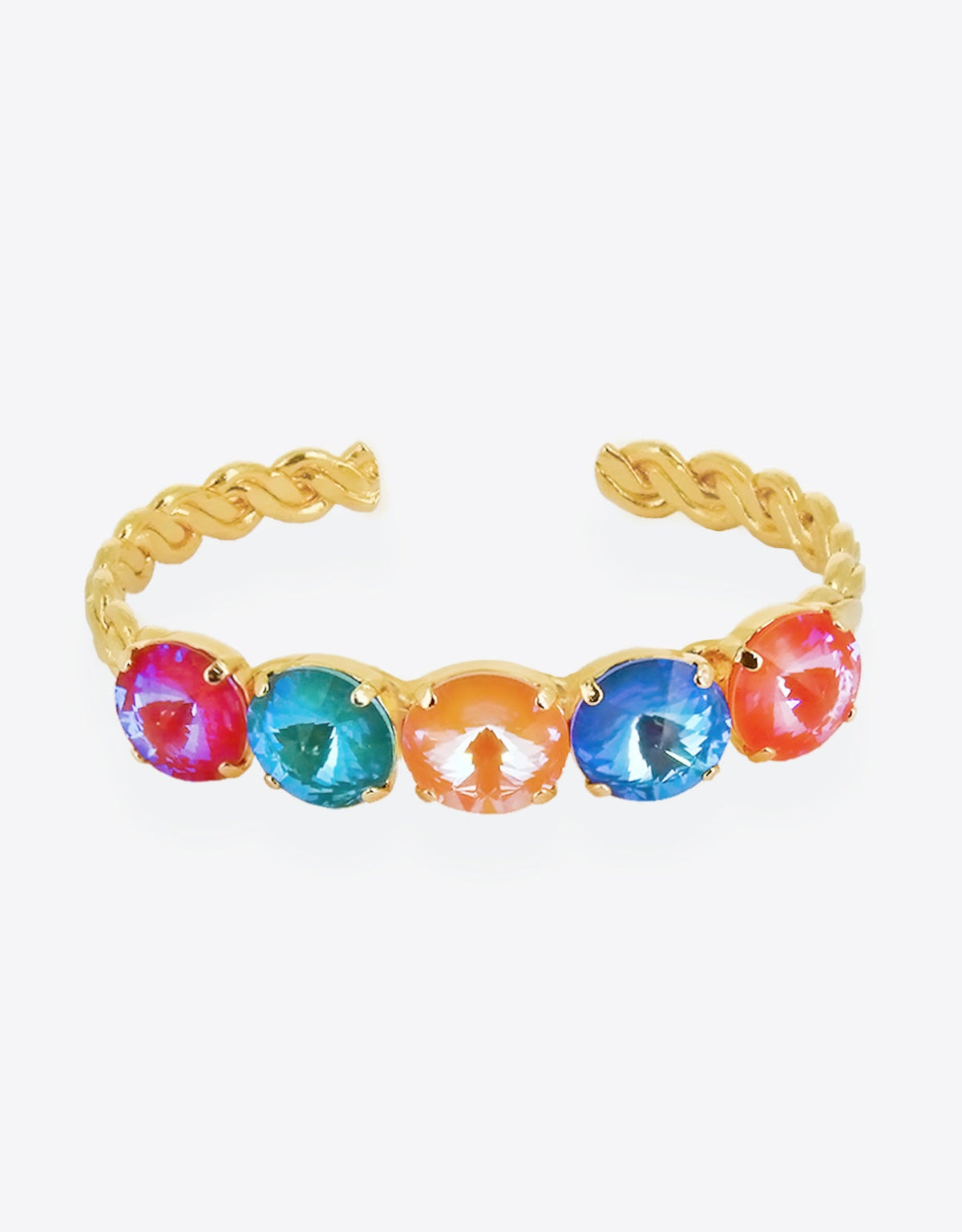 selene crystal colourful bracelet for modern styling