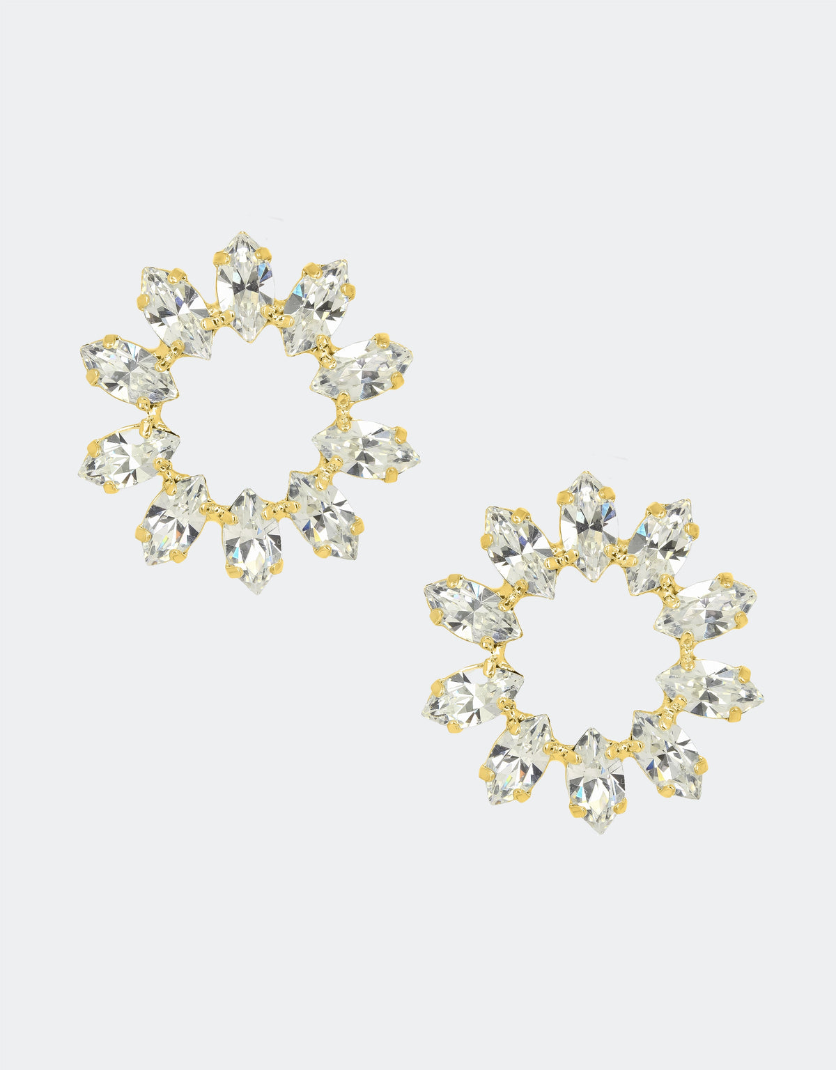 crystal bridal earrings for rides who want simple sophisticated jewellery for their wedding
