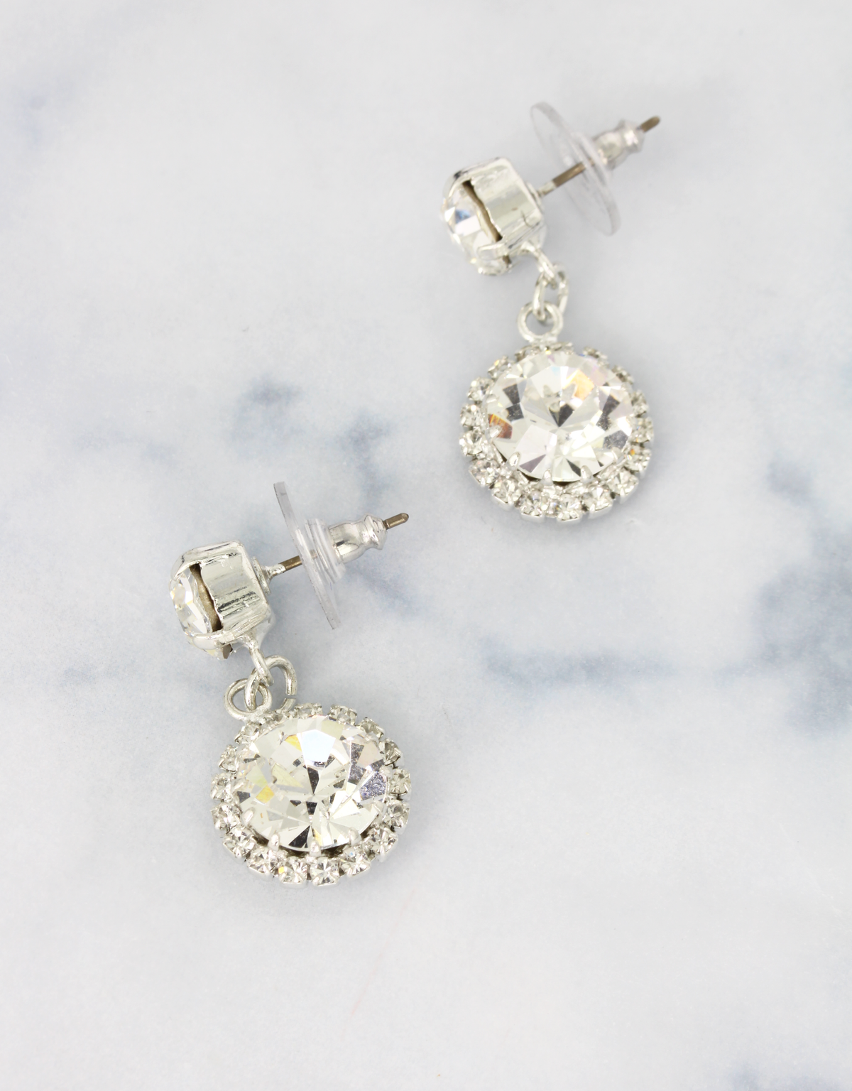 crystal earrings for evening parties