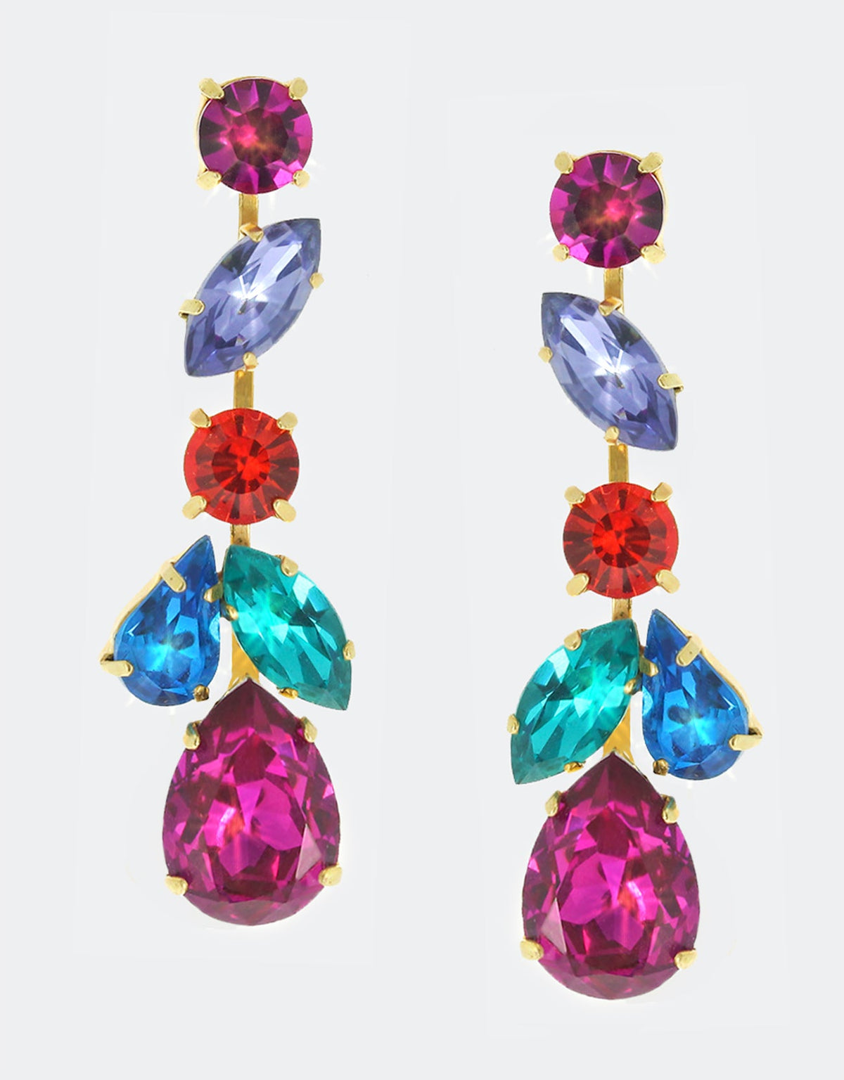london handcrafted designer crystal earrings