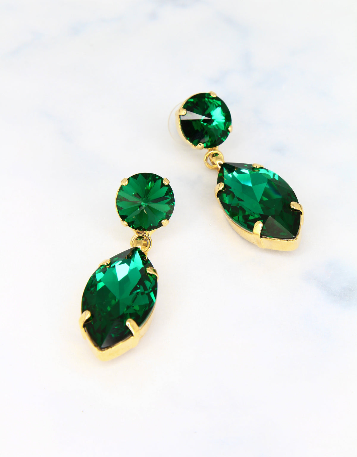 emerald earrings for brides