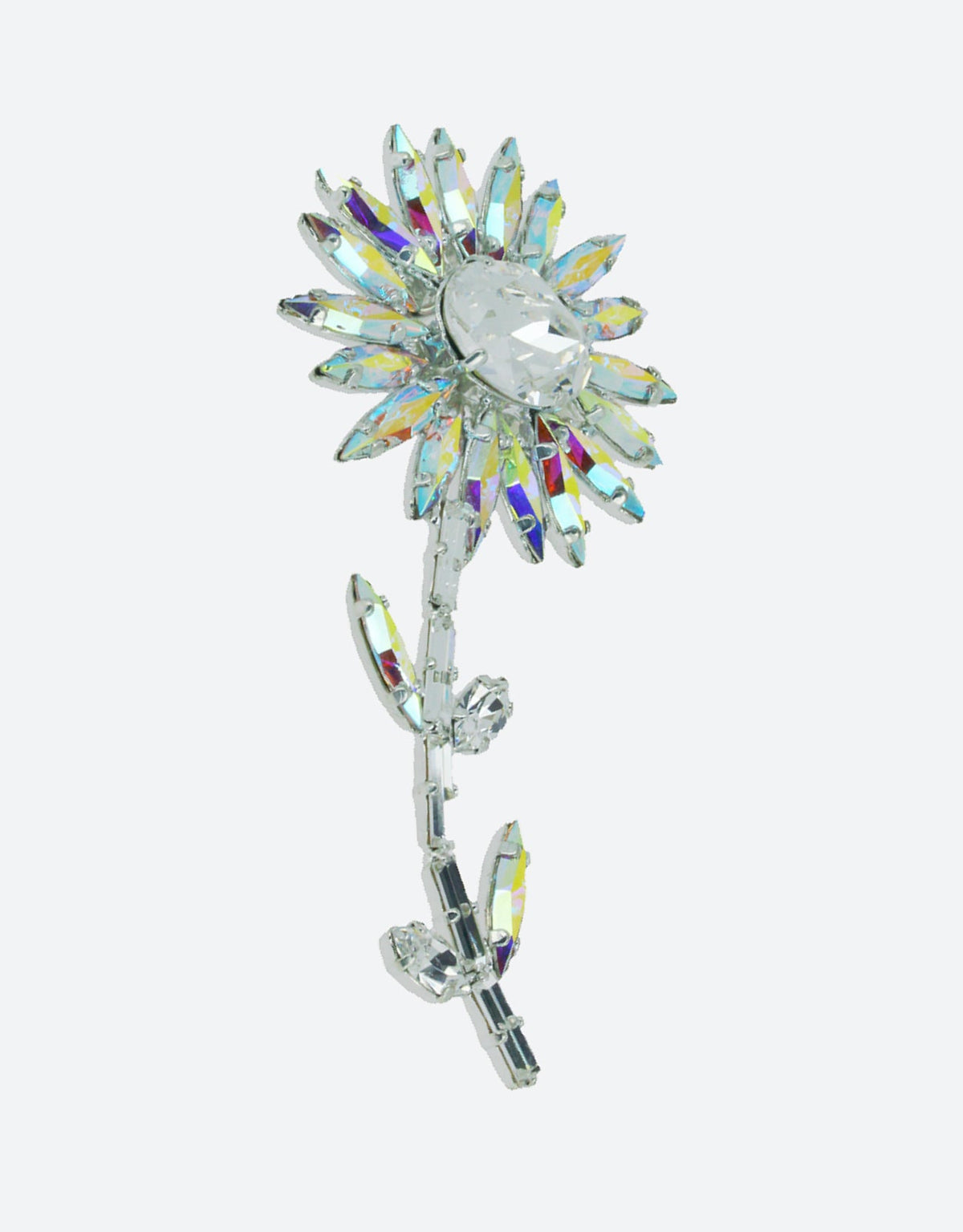 floral brooch fine wedding jewellery in unisex style