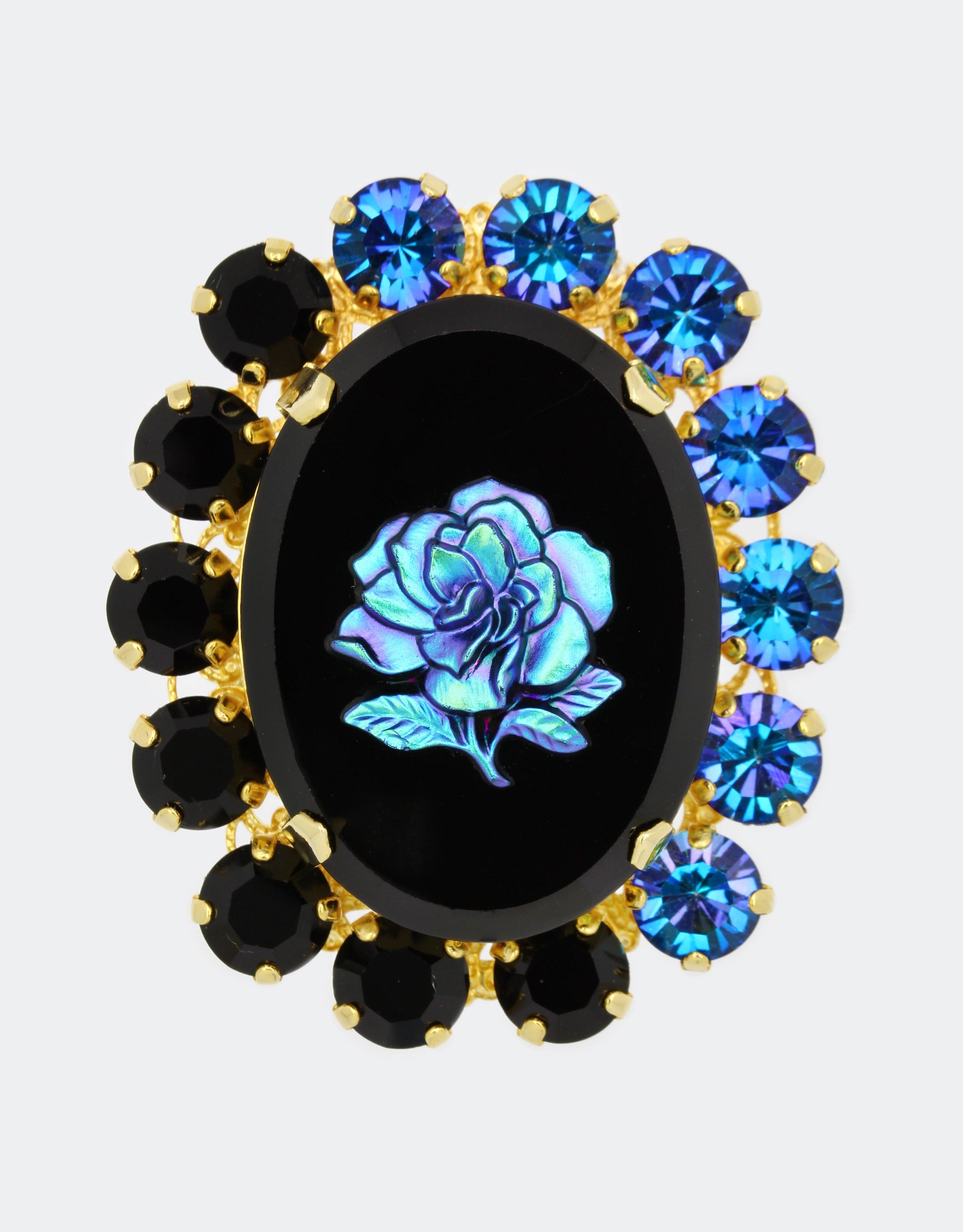 victorian style floral lapel pin