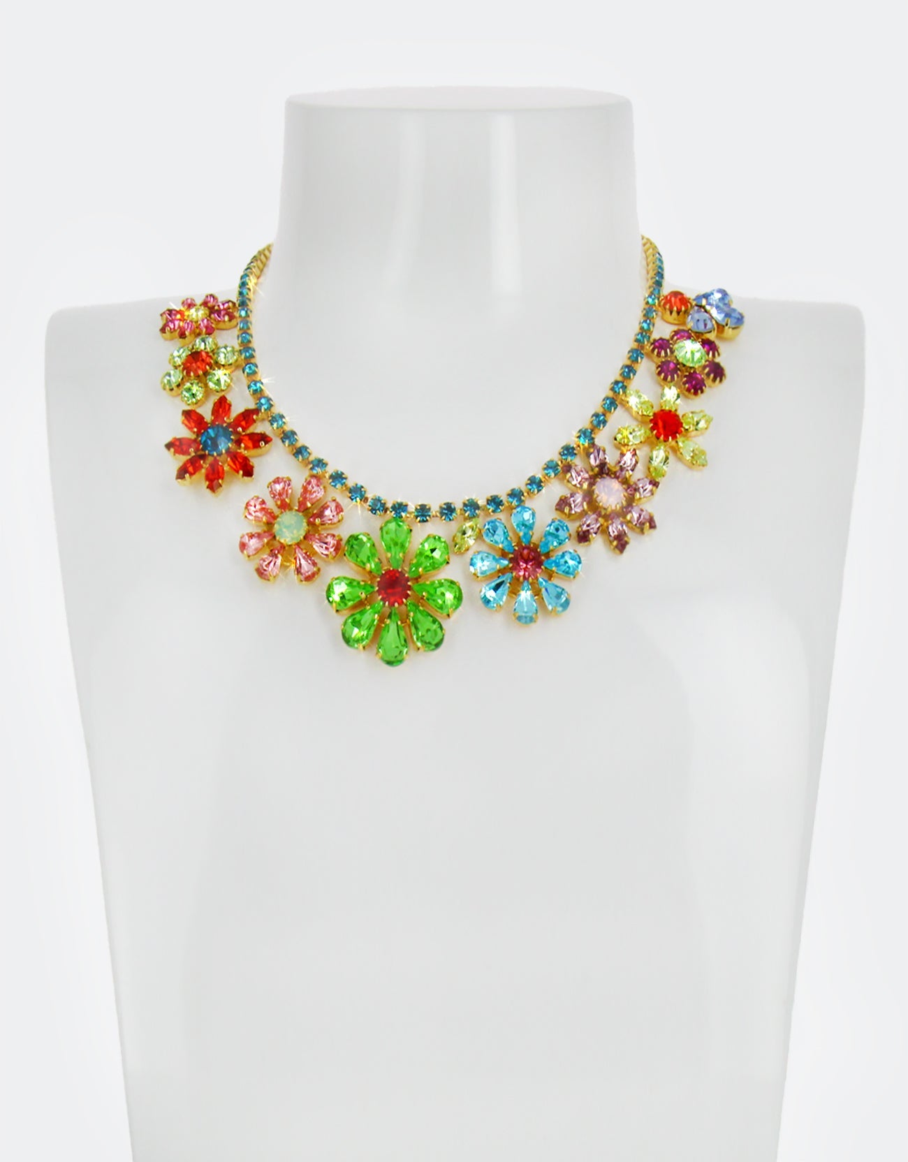 floral necklace a contempory floral jewellery