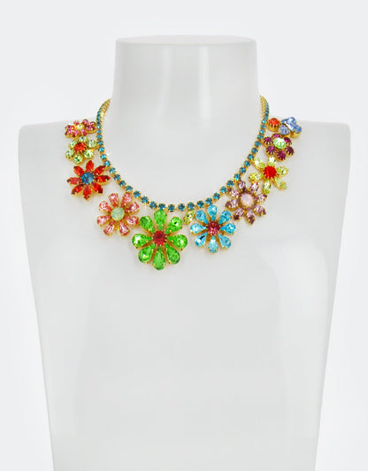 floral necklace a contempory floral jewellery