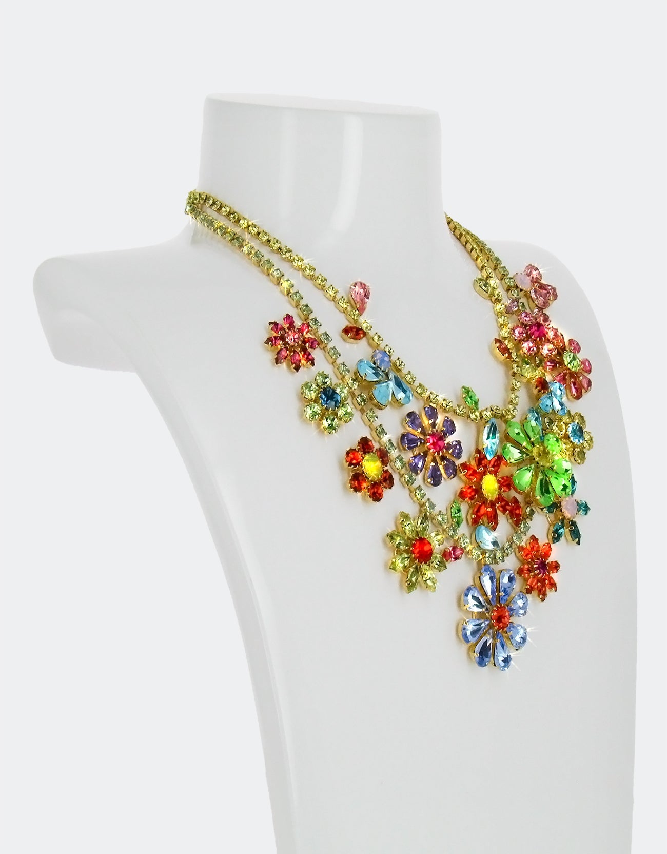 floral statement necklace