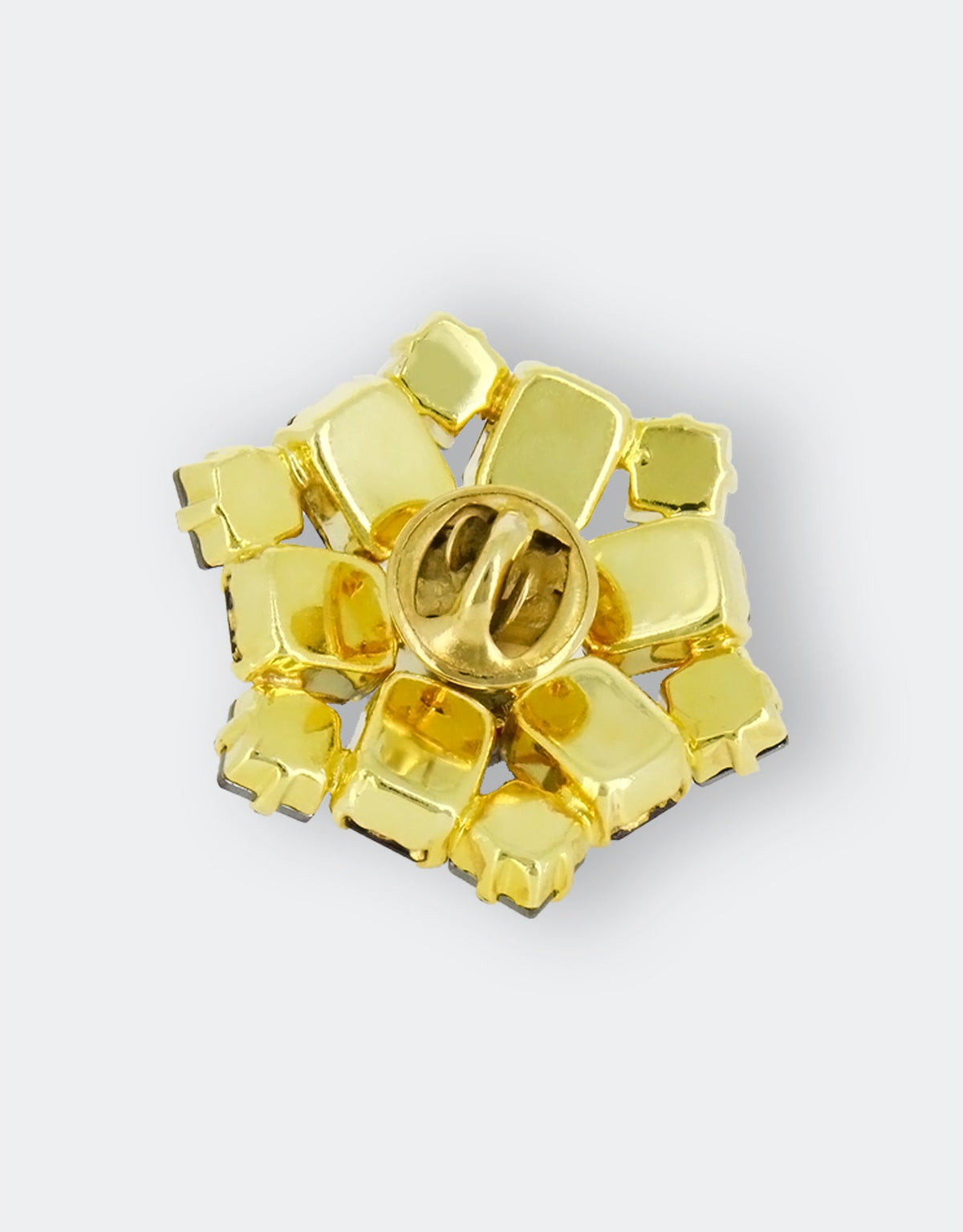 golden crystal pin for suits and blazers a unique wedding jewellery for groom