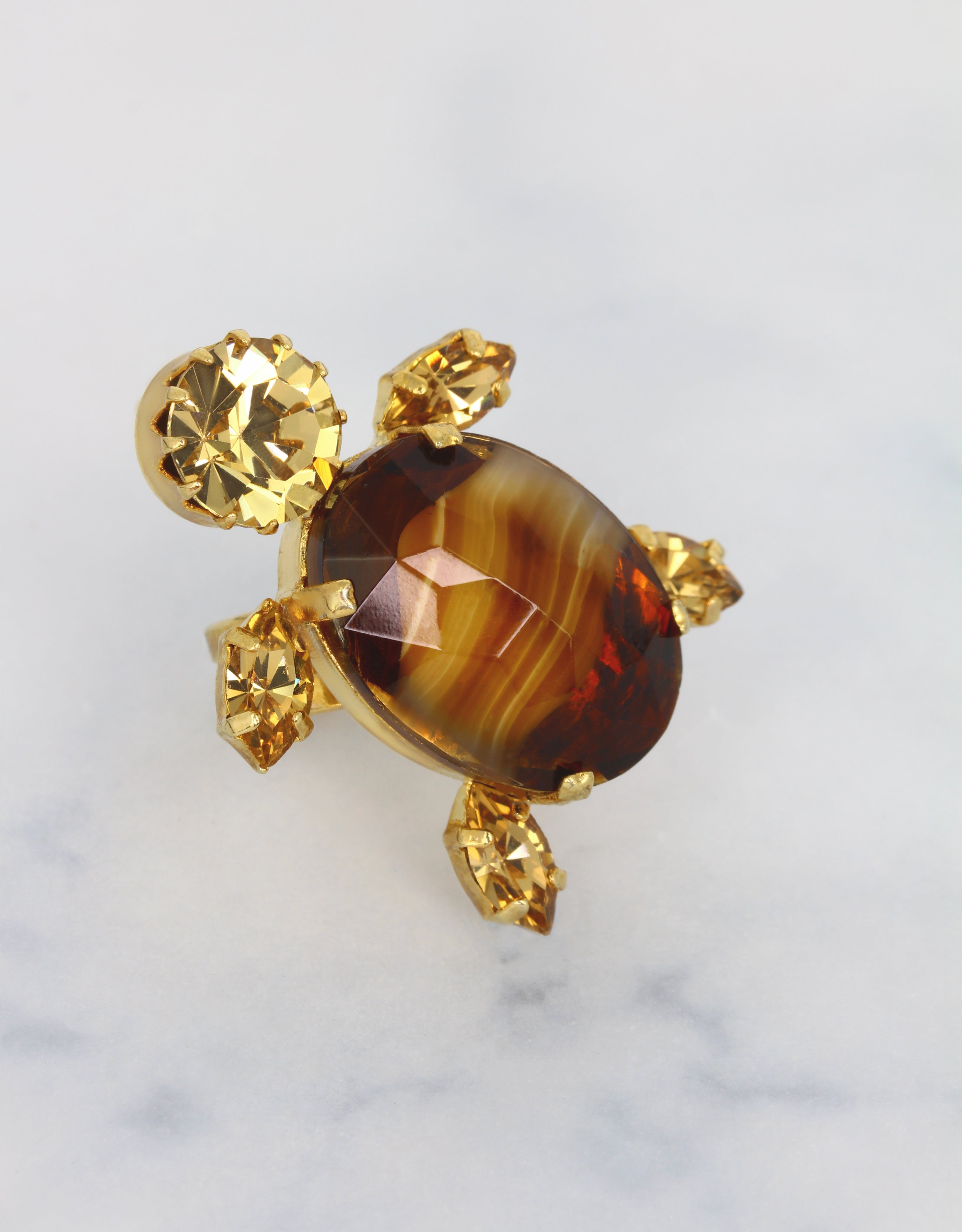golden crystal with topaz unique jewellery