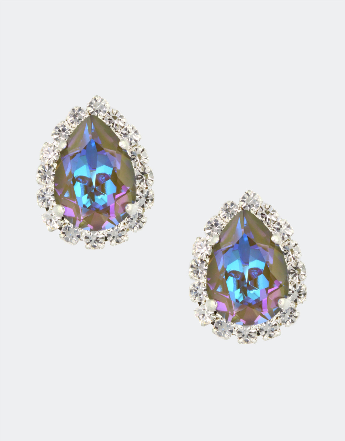 green crystal earrings, a chic choice for prom jewellery