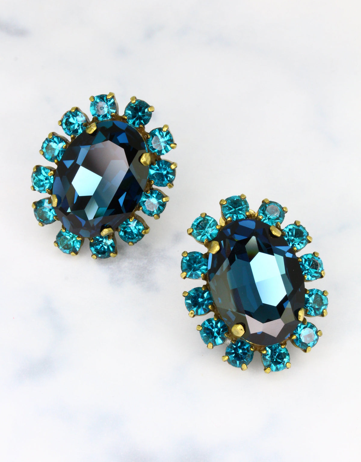 handcrafted statement stud earrings, a luxury jewellery