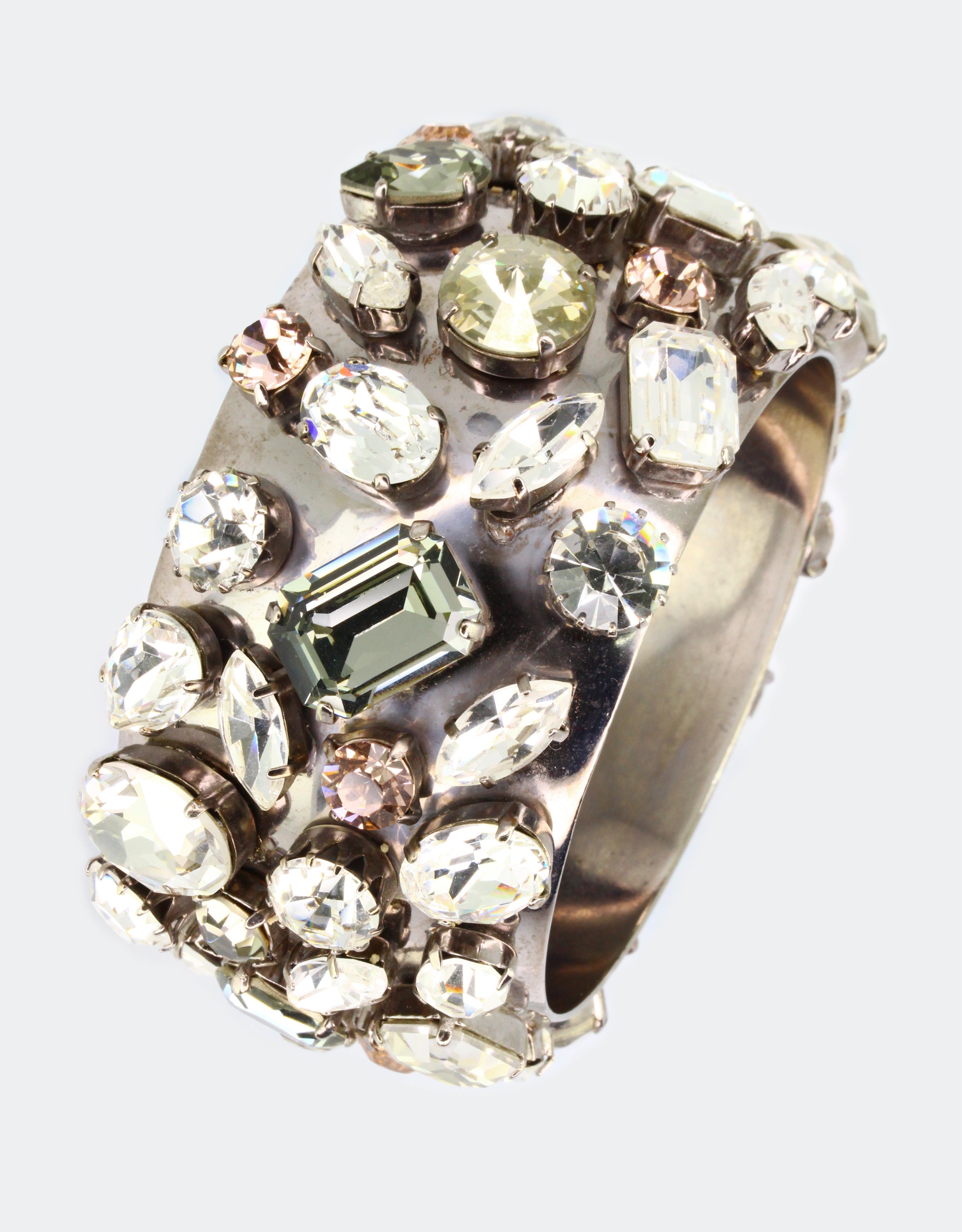 handcrafted vintage malissa cuff a chic jewellery design by selene crystal
