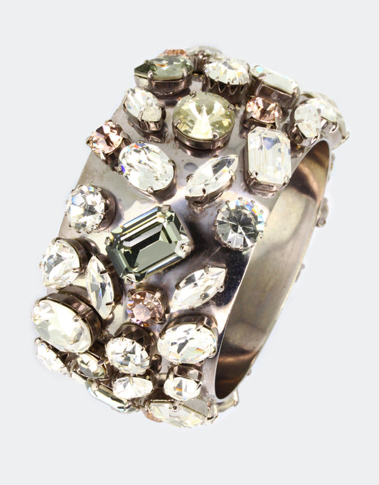 handcrafted vintage malissa cuff a chic jewellery design by selene crystal