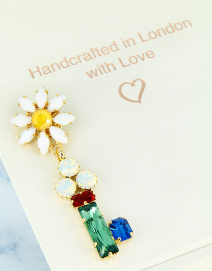 handmade luxury jewellery for men, crystal lapel pins
