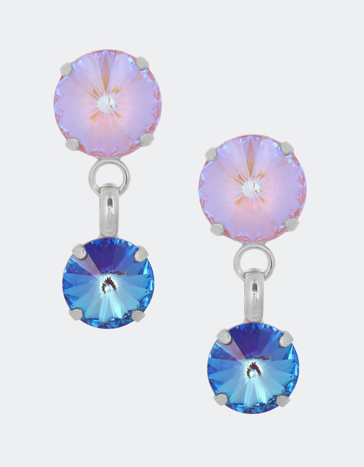 lavender earrings for evening soiree