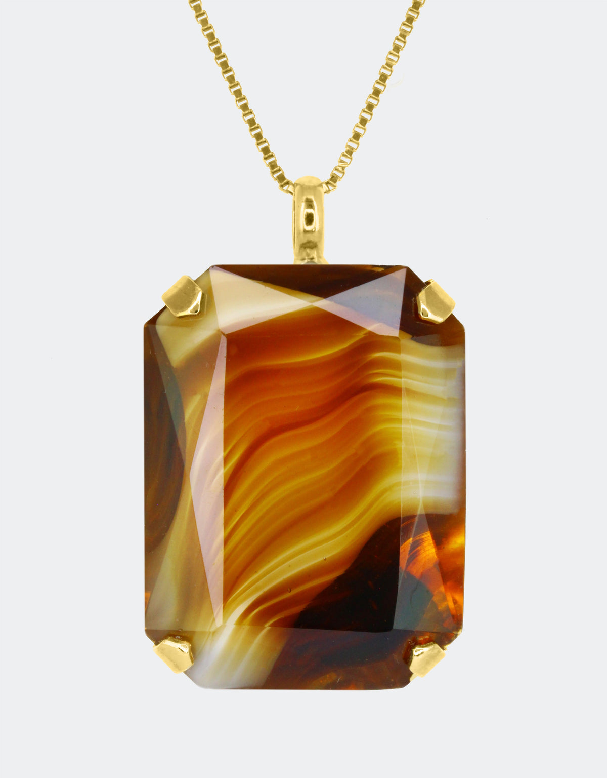 selene crystal long chain pendant necklace, london handcrafted jewellery