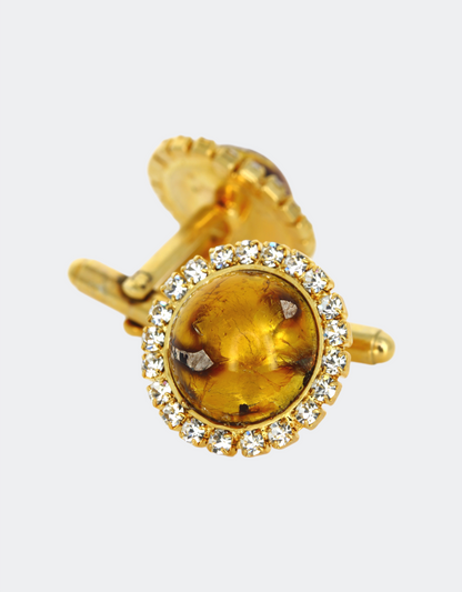 luxury jewellery for men stone cufflinks