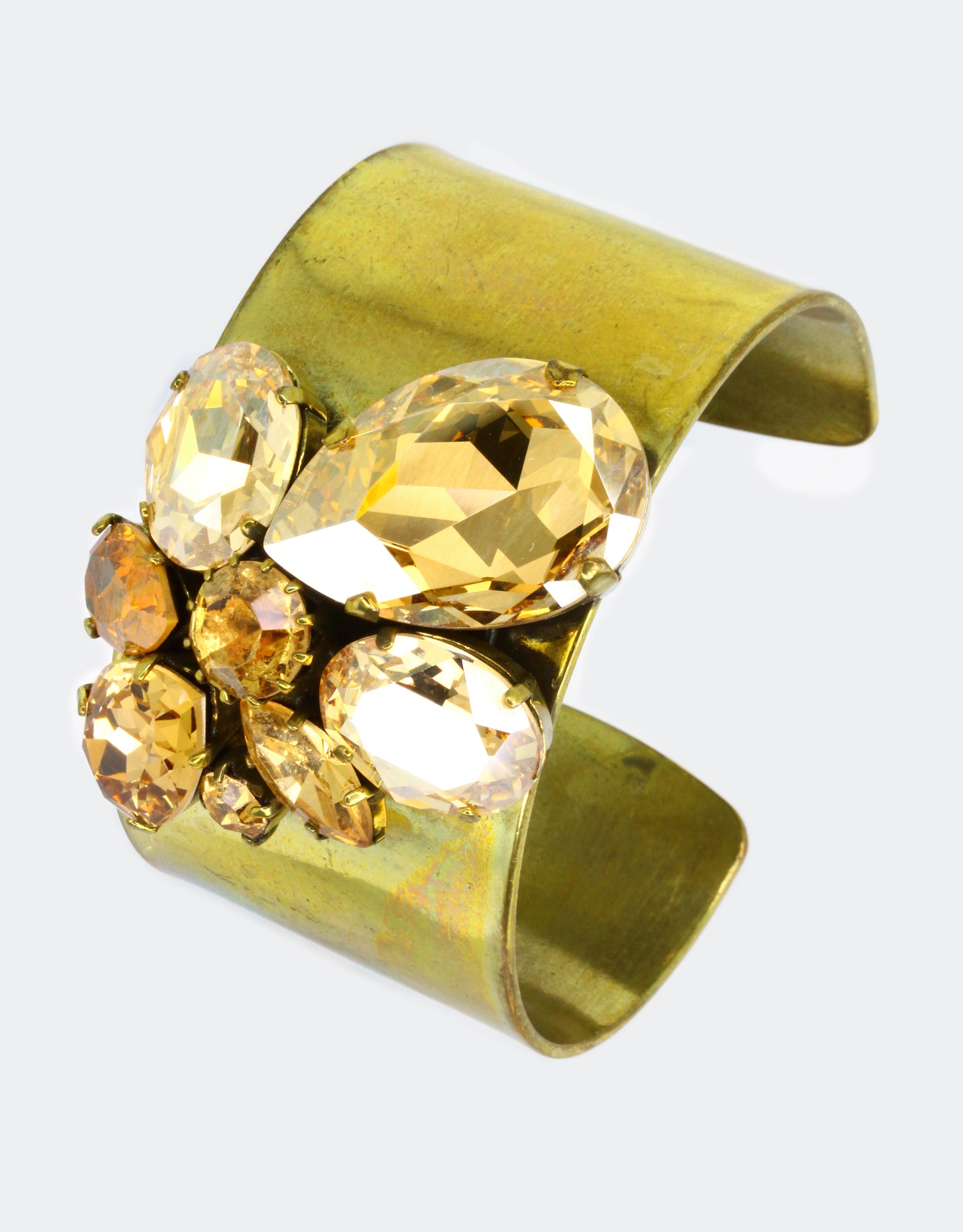 handcrafted vintage maria cuff crystal bracelet for women