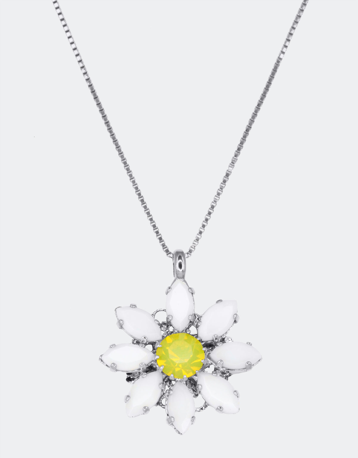 marigold crystal necklace a nature inspired jewellery for women