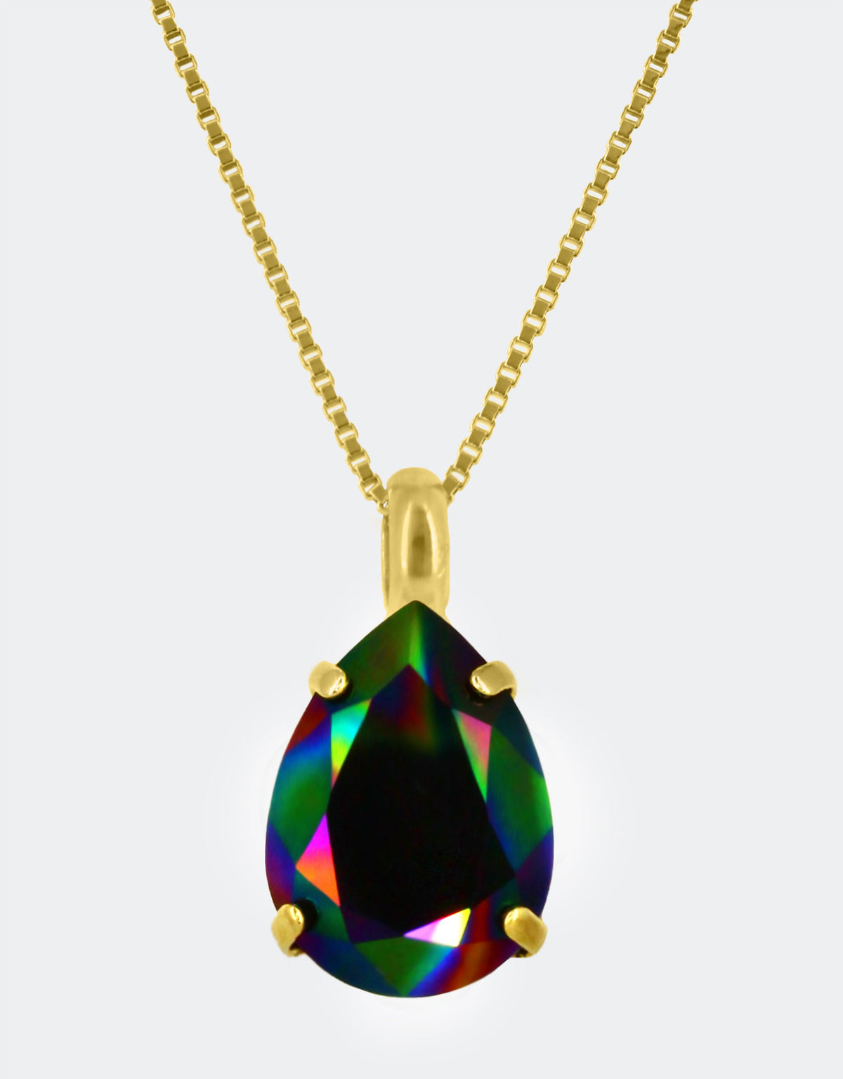 metallic crystal pendant a designer cocktail jewellery by selene crystal