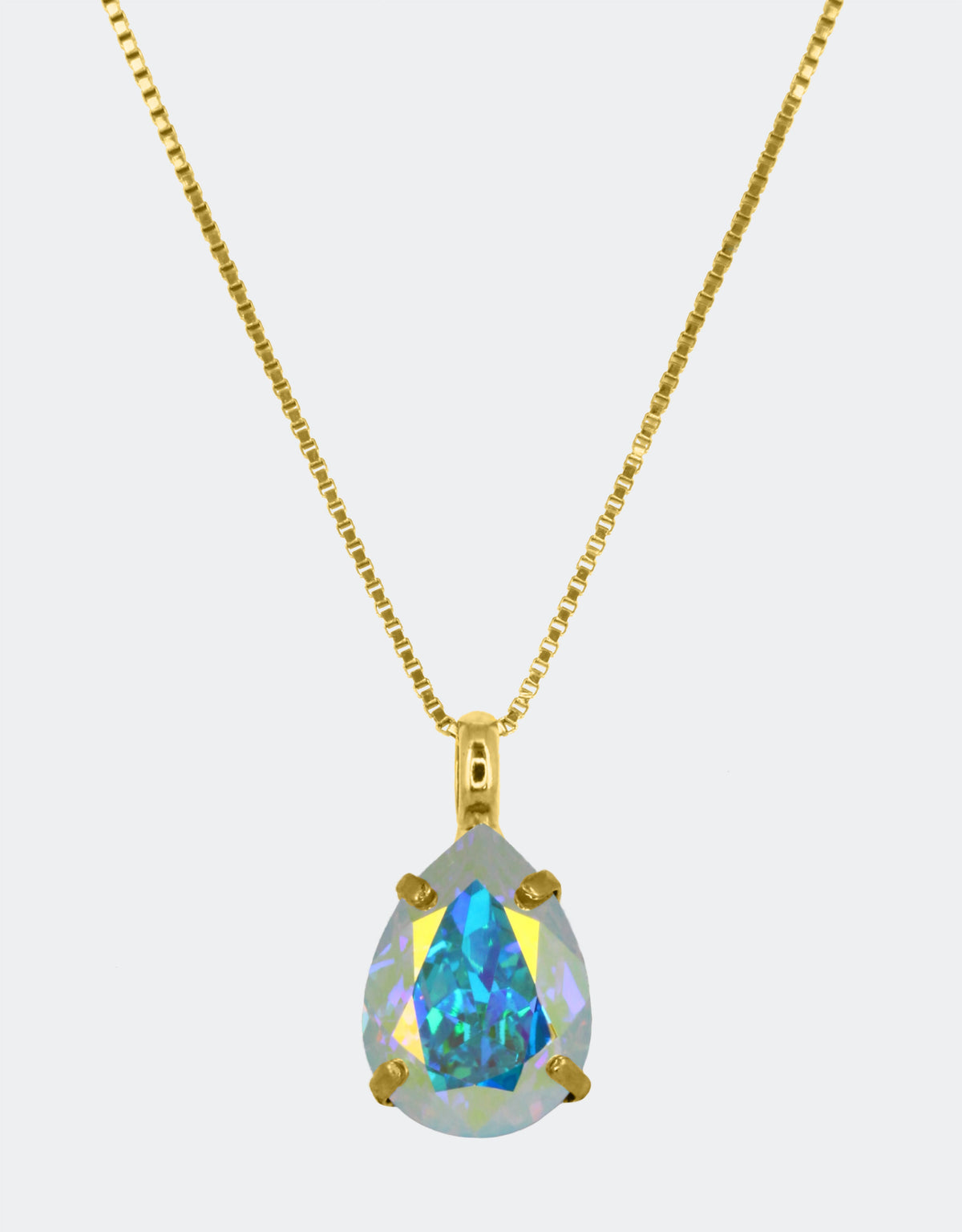 metallic pendant with aurora finish, an european style jewellery