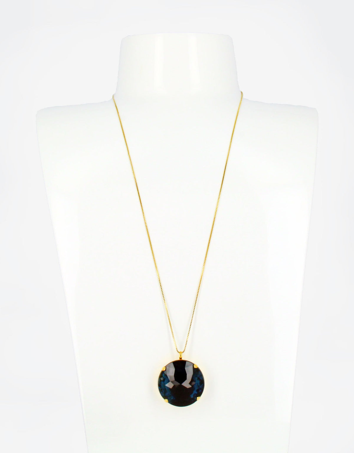 midnight blue pendant a thoughtful gift for her