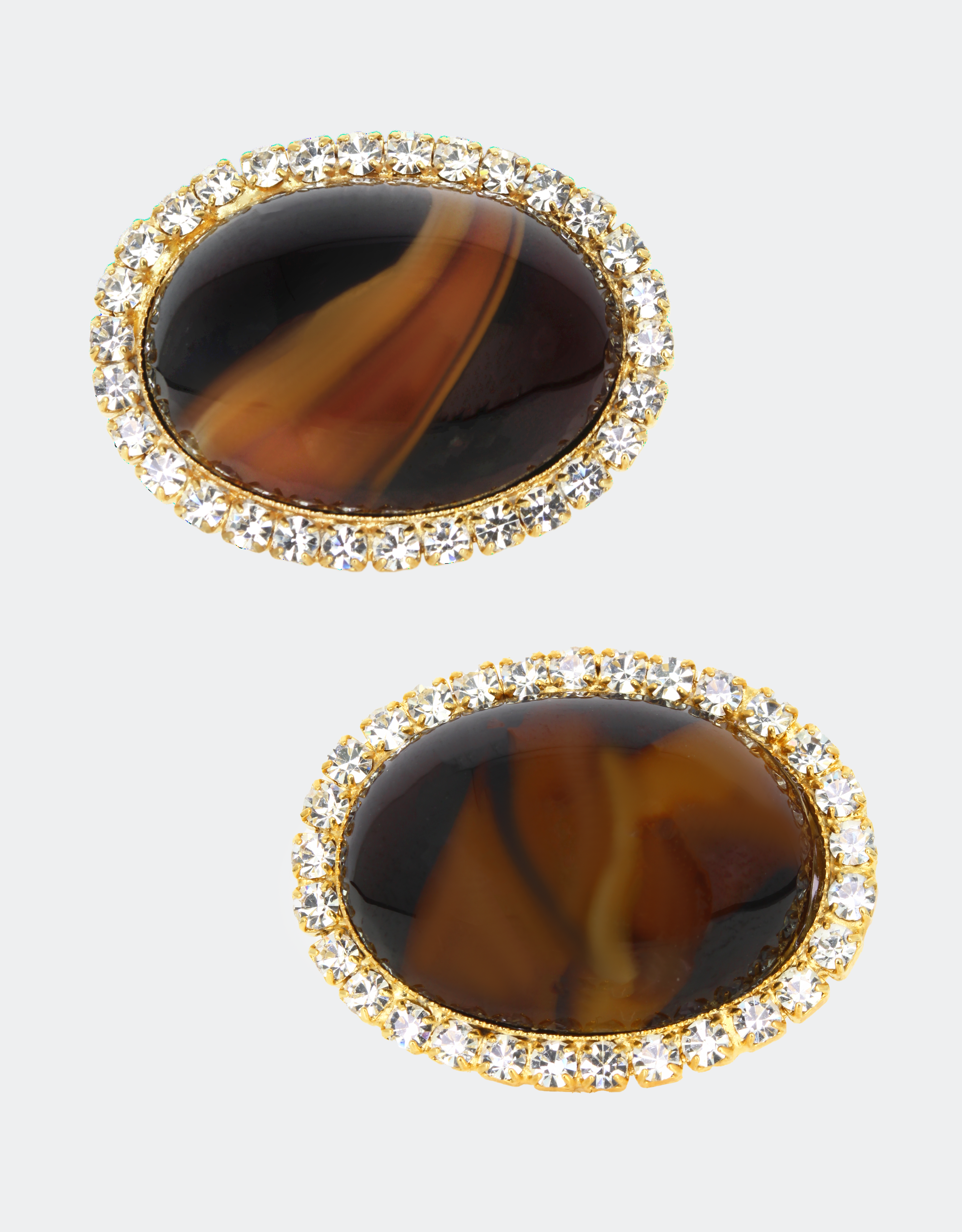 milo stone cufflinks for men in oval shape