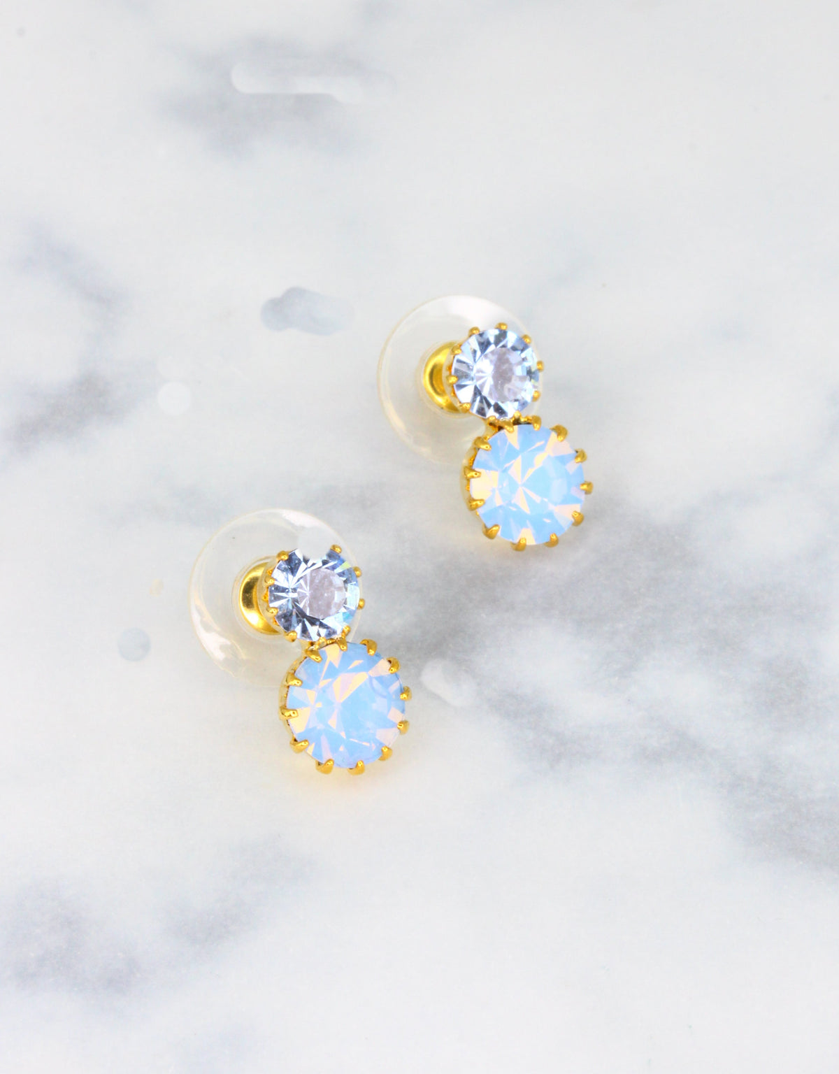 minimal style crystal jewellery for prom
