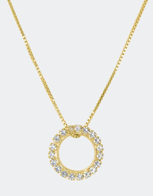 selene crystal has milan inspired jewellery, a modern geometric crystal necklace
