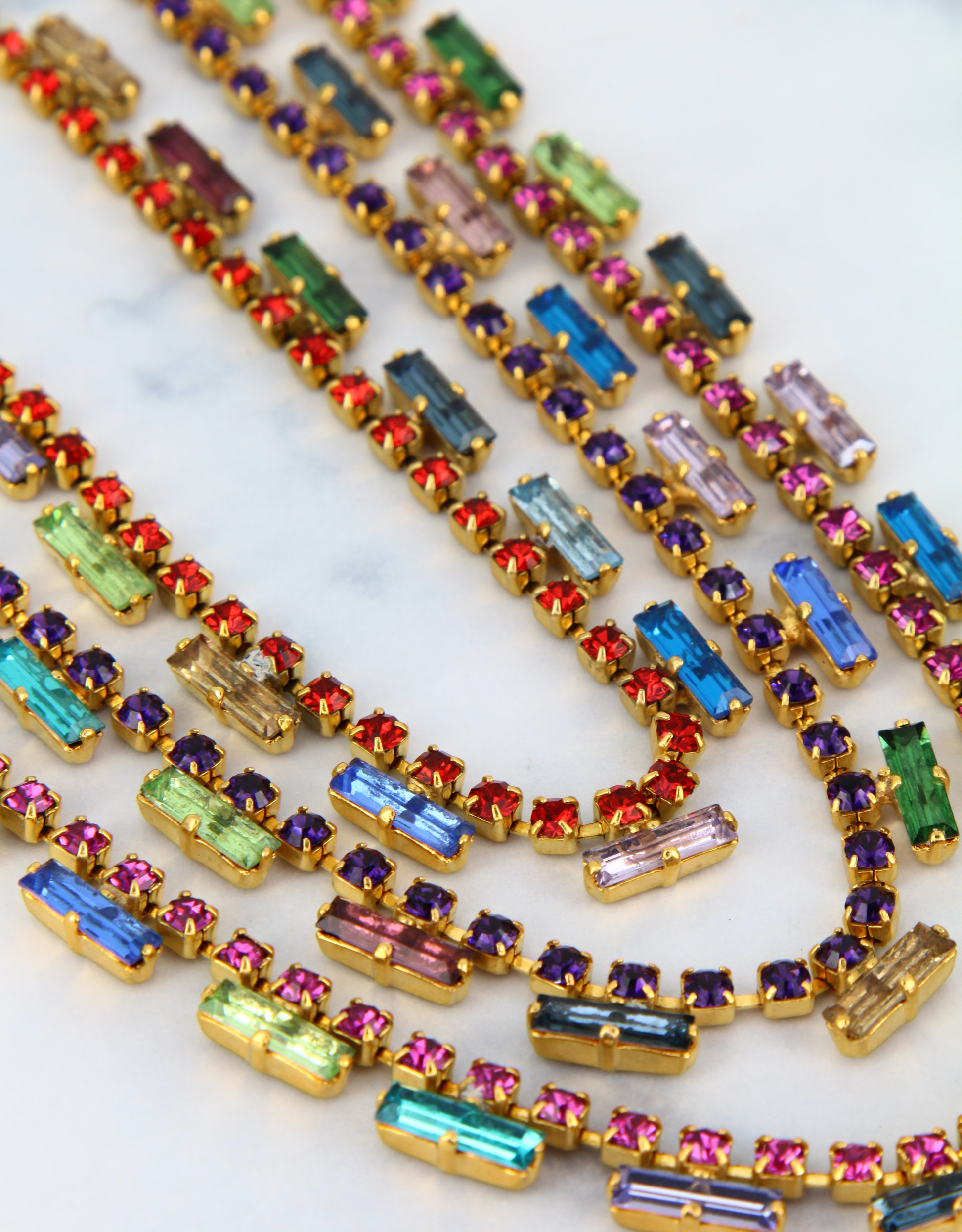 crystal necklace a gallery inspired jewellery