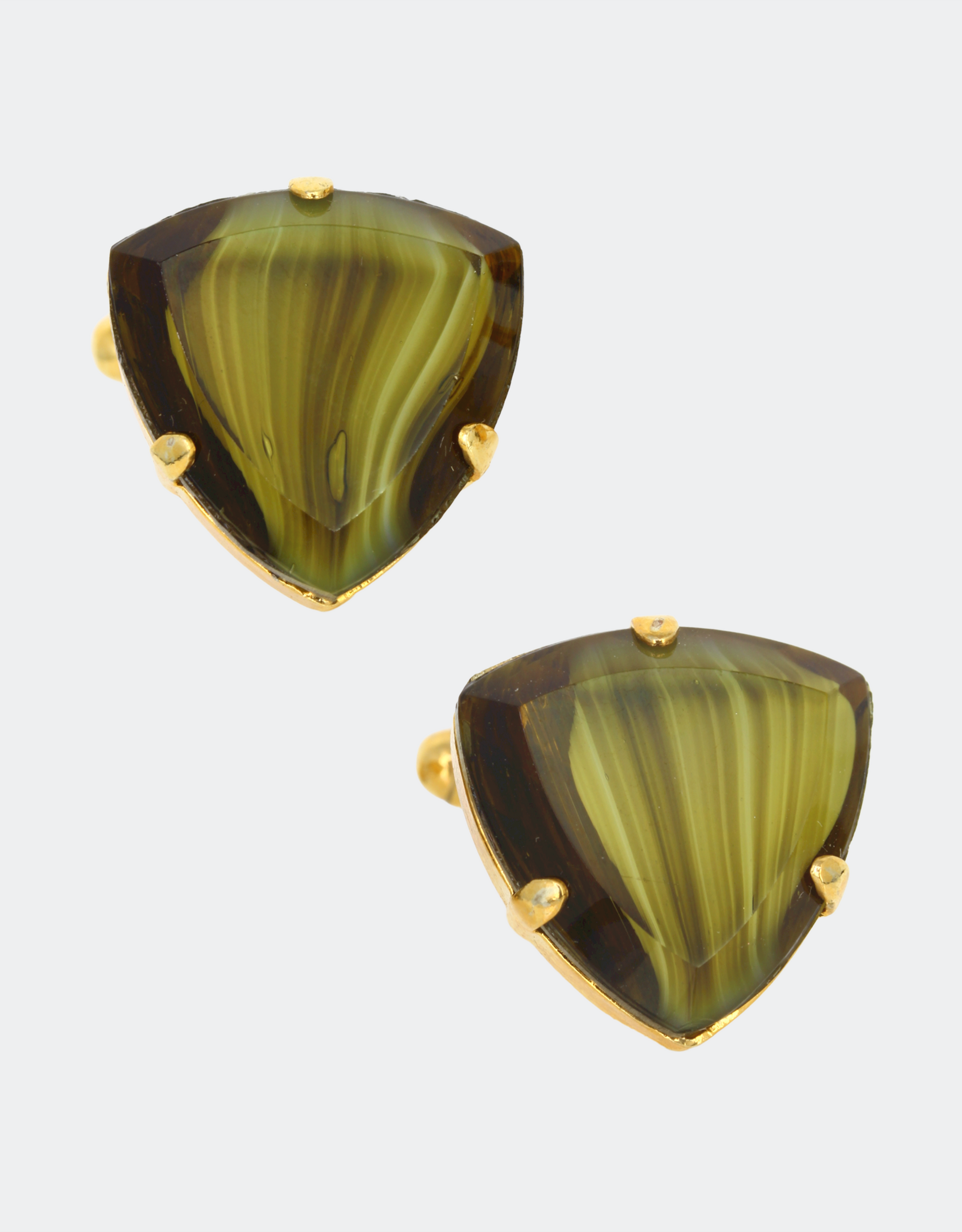olive green cufflinks men wedding accessory