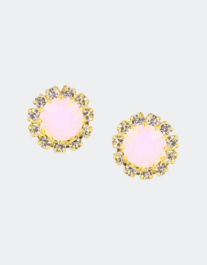 pink stud earrings 