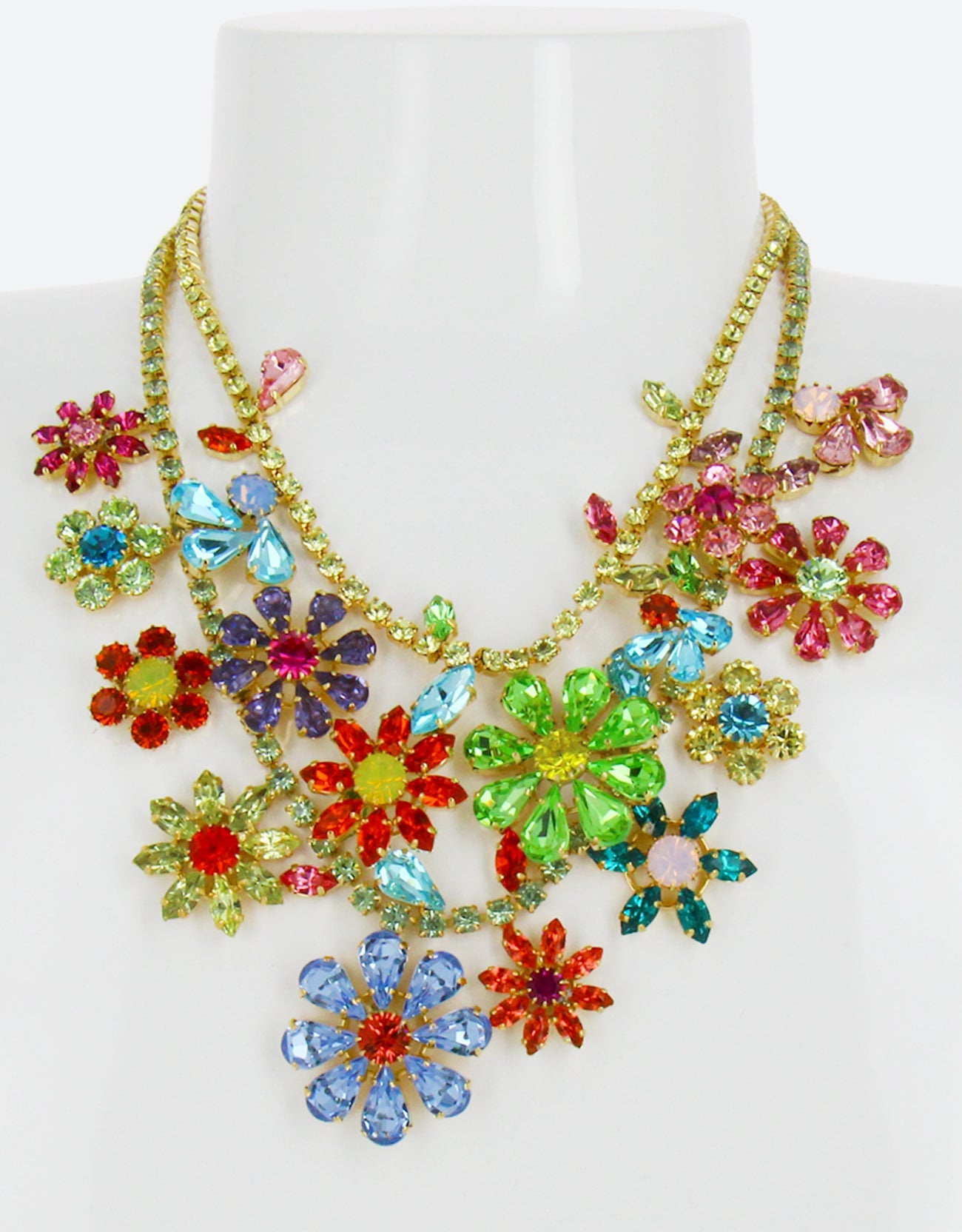 raleigh crystal necklace, a english garden jewellery for women