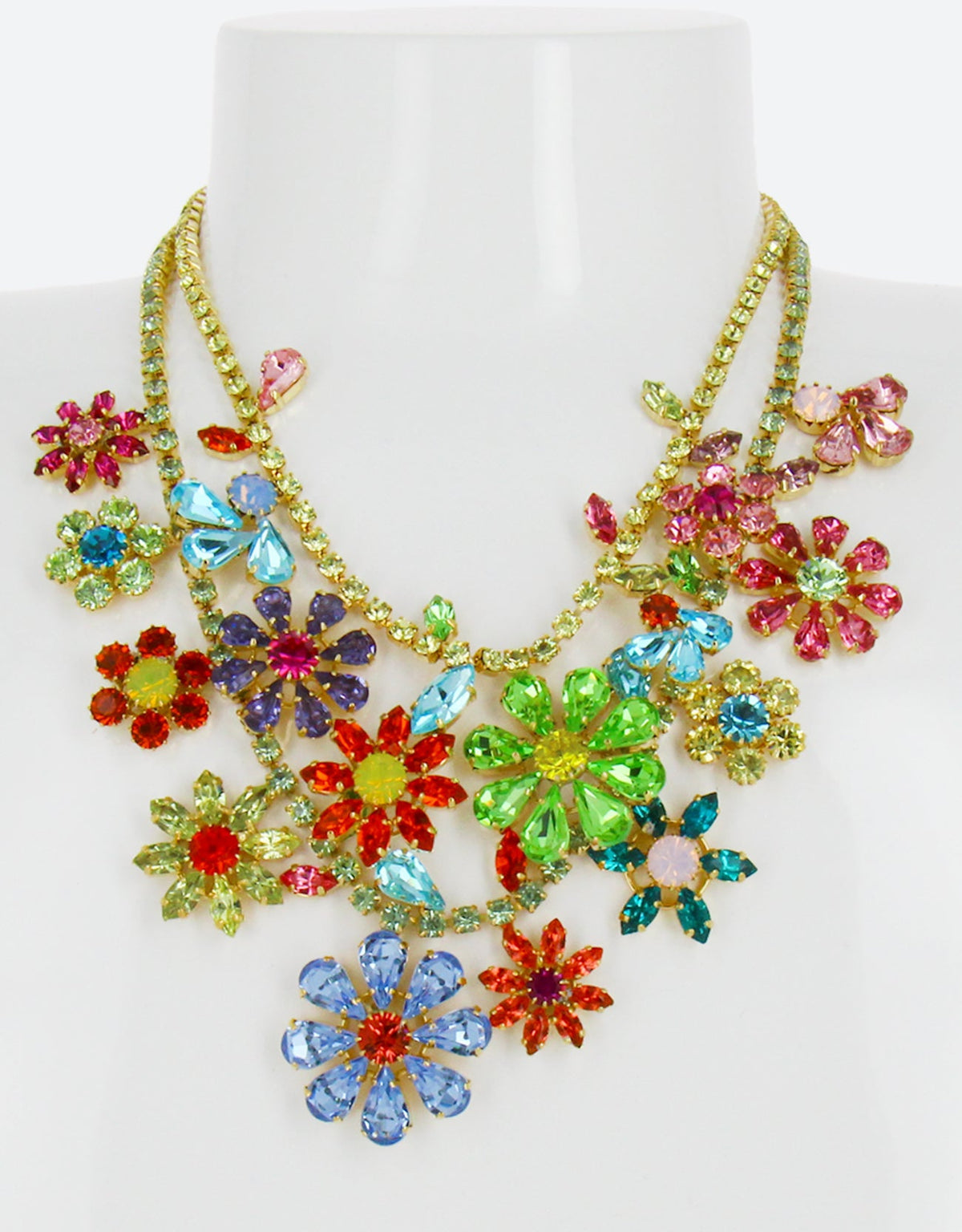 raleigh crystal necklace, a english garden jewellery for women