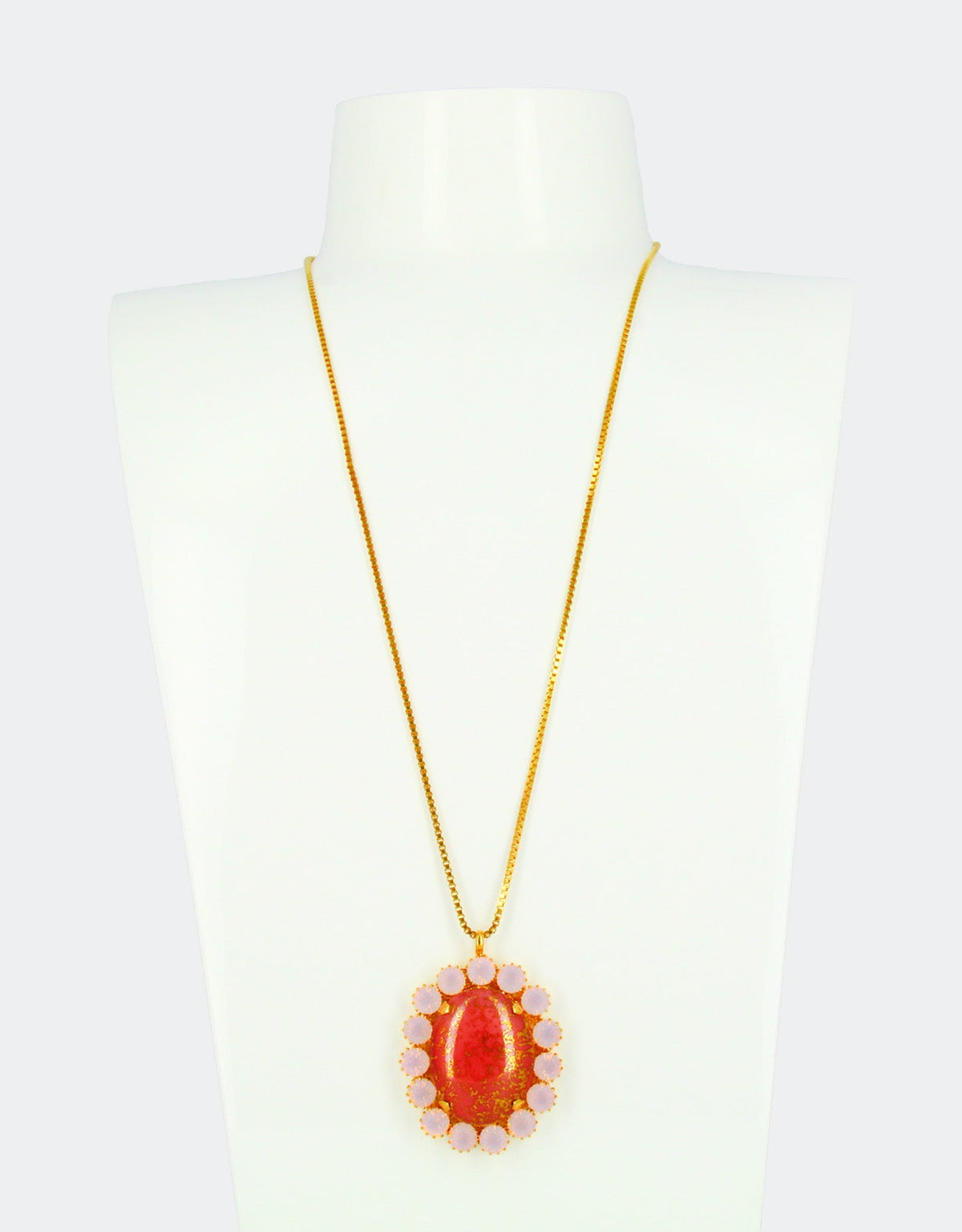 red pendant a heritage inspired jewellery