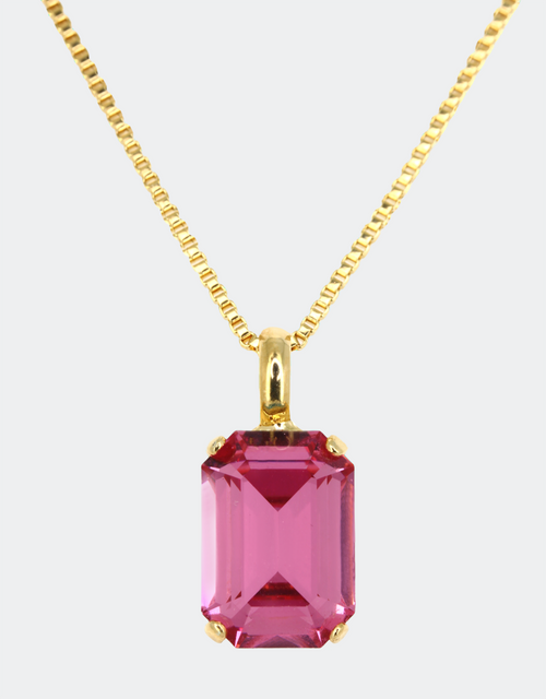 selene crystal rose gold crystal pendant