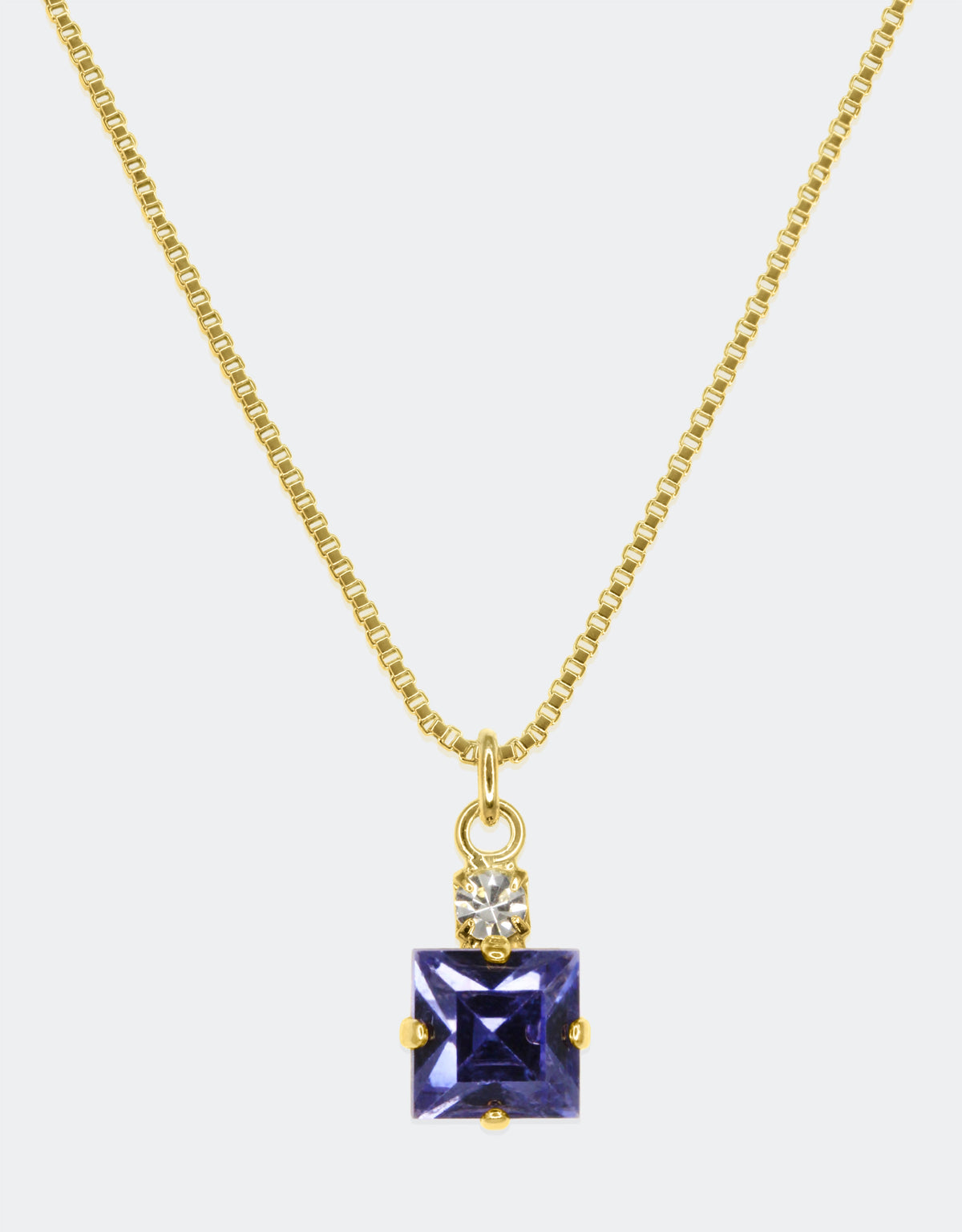 royal blue pendant a delicate crystal jewellery